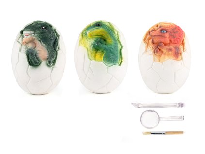 Dinosaurus ve vejci vykopávka 11 cm assort