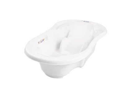 Dětská anatomická profilovaná vanička s výpustí KOMFORT 2v1 bílá (Barva Bílá)