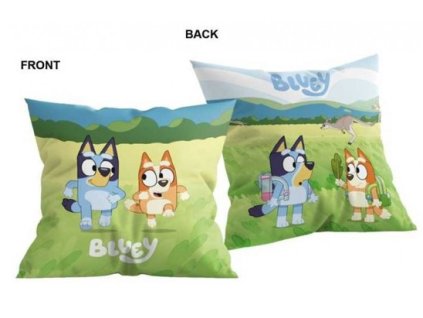 Dětský polštářek BLUEY s klokanem 38x38