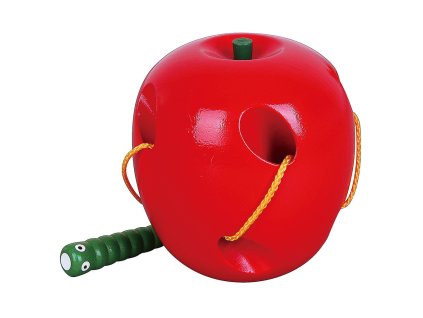 Dřevěná hra Viga Červík v jablíčku (Barva Multicolor)