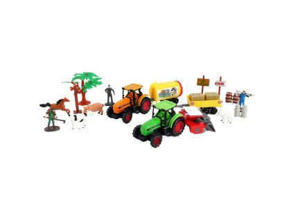 Farma set s traktory assort