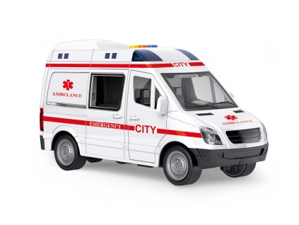 Auto sanitka s efekty 21 cm