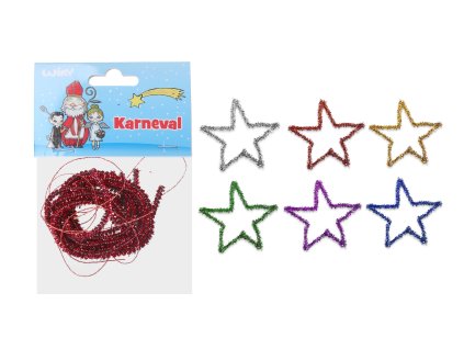 Hvězdička 55mm, skládačka, 6ks