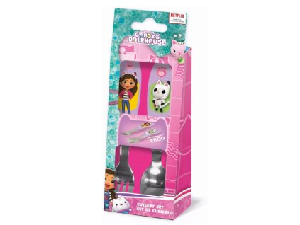 Dětský nerez příbor GÁBININ KOUZELNÝ DOMEK