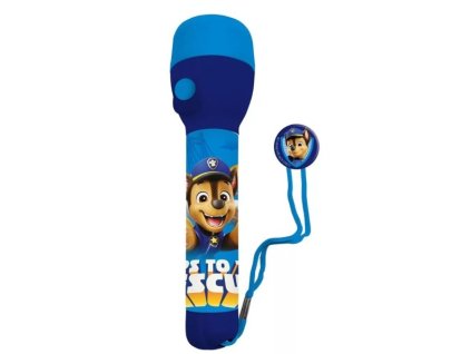 Dětská LED baterka TLAPKOVÁ PATROLA modrá