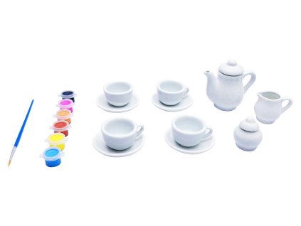 Kreativní set malování čajové soupravy