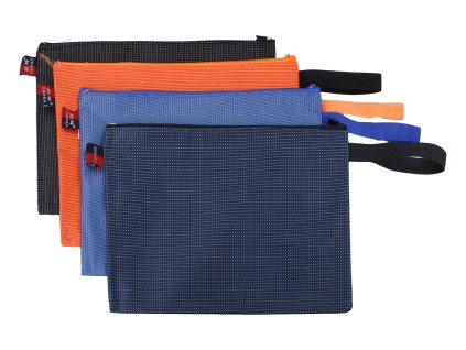 Složka se zipem 27,5x20,5 cm assort