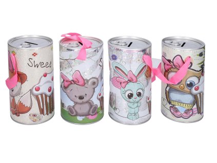 Pokladnička 15x8,3 cm - Zvířátka