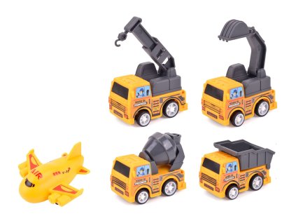 Stavební stroje 5 ks 5,5 cm