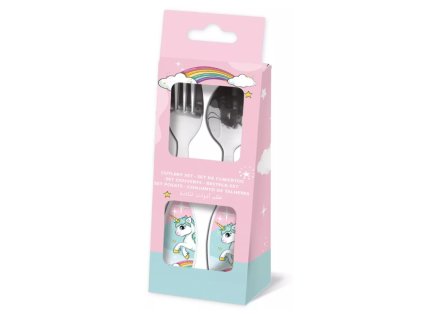 Dětský nerez příbor UNICORN - JEDNOROŽEC