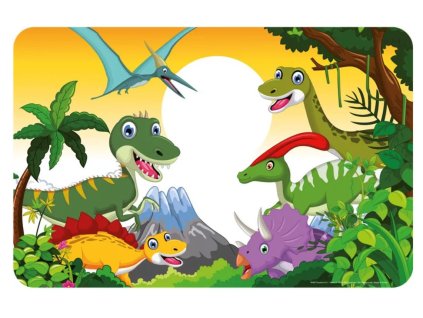 Dětská jídelní podložka DINOSAUŘI 43x28