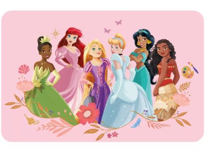 Dětská jídelní podložka PRINCEZNY růžová 43x28
