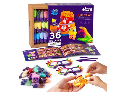 OKTO Samoschnoucí modelovací hmota set 36 barev
