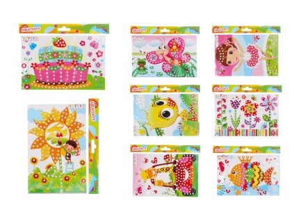 Kreativní set kamínky 14x21,5 cm - MIX assort
