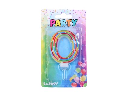 Dortová svíčka číslo 0