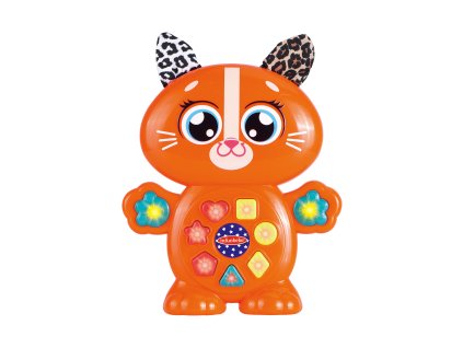 Kočka interaktivní s efekty 16 cm