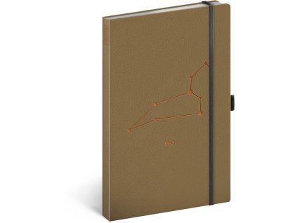 NOTIQUE Notes Zvěrokruh Lev linkovaný 13 x 21 cm
