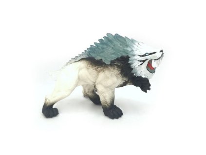 D - Figurka fantasy Šavlozubý tygr ledový 13 cm