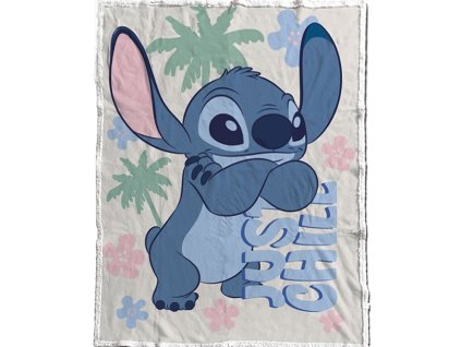 AYM076035 Dětská deka LILO A STITCH Just chill sherpa 130x170cm