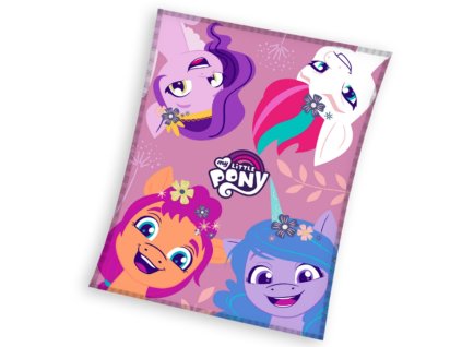 CBX213003MLP Dětská deka MY LITTLE PONY 4 poníci polar fleece 110x140cm