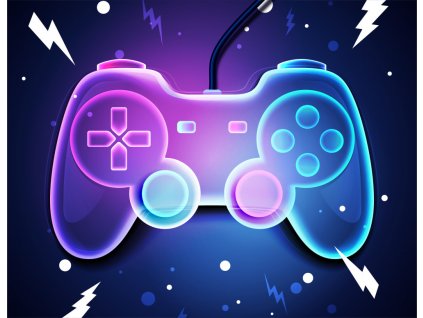 BRM011670 Dětská deka GAMER ovladač neon polar fleece 100x140cm