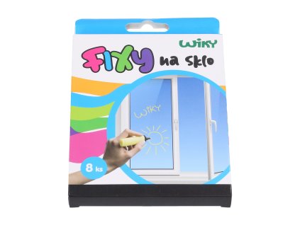 Fixy na sklo 8 barev