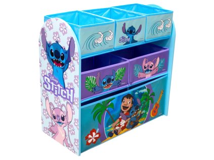 ARJ080334 Organizér na hračky LILO A STITCH modrofialový