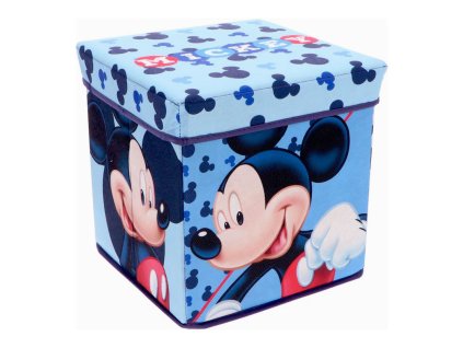 FML352563 Taburet MICKEY modrý 30×30×30 cm