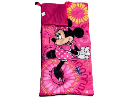 BRM015425 Dětský spací pytel MINNIE MOUSE 140x70 růžový