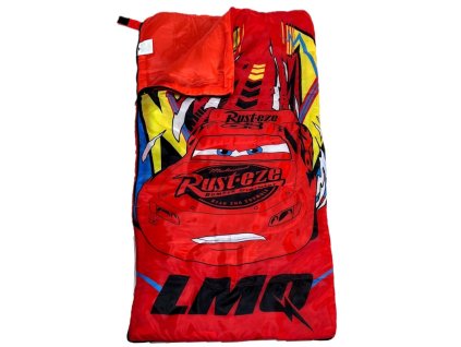 BRM015395 Dětský spací pytel CARS 140x70cm červený