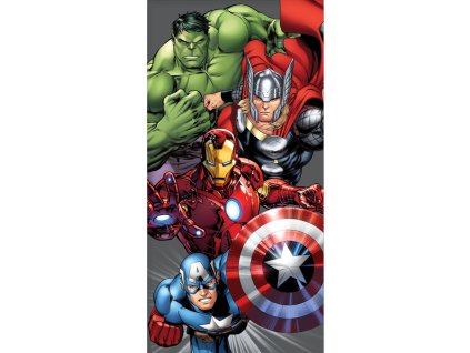 BRM014428 Dětská bavlněná osuška AVENGERS War 70x140cm