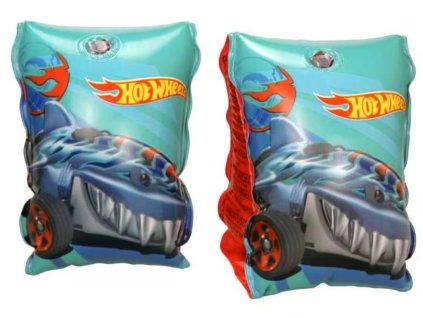 GIM87233120 Dětské nafukovací rukávky HOT WHEELS 25x15 cm