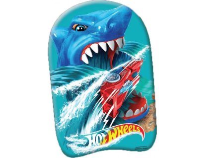 GIM87230100 Swimboard HOT WHEELS žralok plavecká deska 45 cm