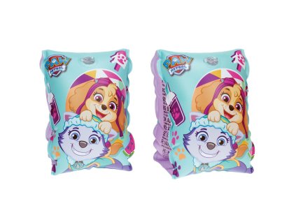 GIM87045120 Dětské nafukovací rukávky TLAPKOVÁ PATROLA Skye a Everest 25x15 cm