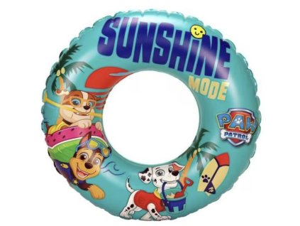 GIM87048110 Nafukovací kruh TLAPKOVÁ PATROLA Sunshine 51 cm