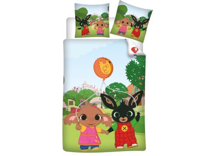 BRM019232 Dětské bavlněné povlečení ZAJÍČEK BING se Sulou 140×200cm