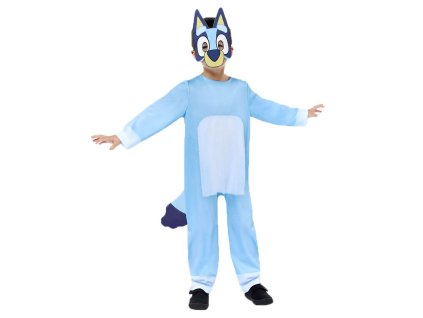 DPA9916037 Dětský kostým BLUEY modrý 3-4 roky