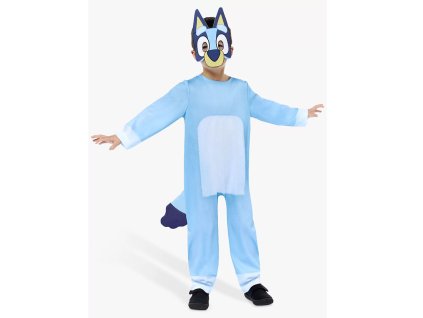 DPA9916038 Dětský kostým BLUEY modrý 4-6 let