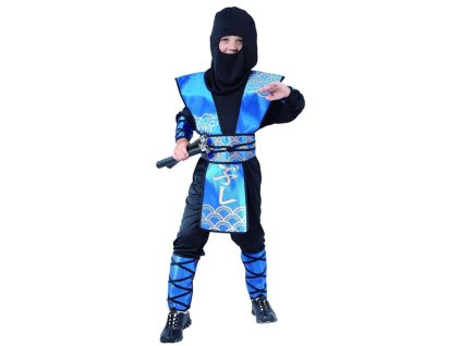 MLG643982 Chlapecký kostým MODRÝ NINJA 110/120 cm
