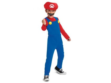 MLG115798 Chlapecký kostým SUPER MARIO 4-6 let