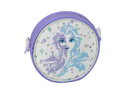 CEP2100004311 Dívčí kabelka FROZEN ELSA kulatá fialová