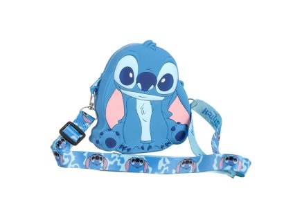 CEP2100005924 Dívčí 3D silikonová kabelka LILO A STITCH modrá