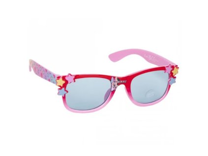 CEP2600002032 Dívčí sluneční brýle MINNIE s hvězdami červeno-růžové