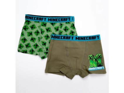 85FKC5457812 Chlapecké boxerky MINECRAFT 2pack modrý pas vel. 152