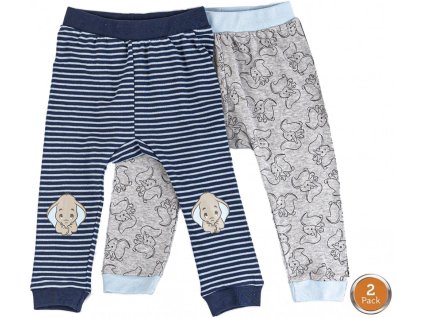 BKJ614162 Kojenecké tepláky DUMBO 2pack modré 62/68 cm