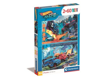 CMC24816 Puzzle HOT WHEELS 2x 60 dílků