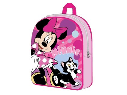 FML360353 Dětský batoh MINNIE Figaro jedna kapsa růžový 30 cm