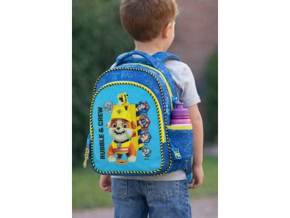 Dětský batoh TLAPKOVÁ PATROLA Rubble modrý 31 cm
