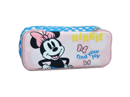 minnie mouse find your joy pencil case 23 cm 2 cpt