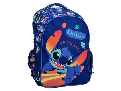 GIM34200031 Dětský batoh LILO A STITCH Chillin modrý 46 cm